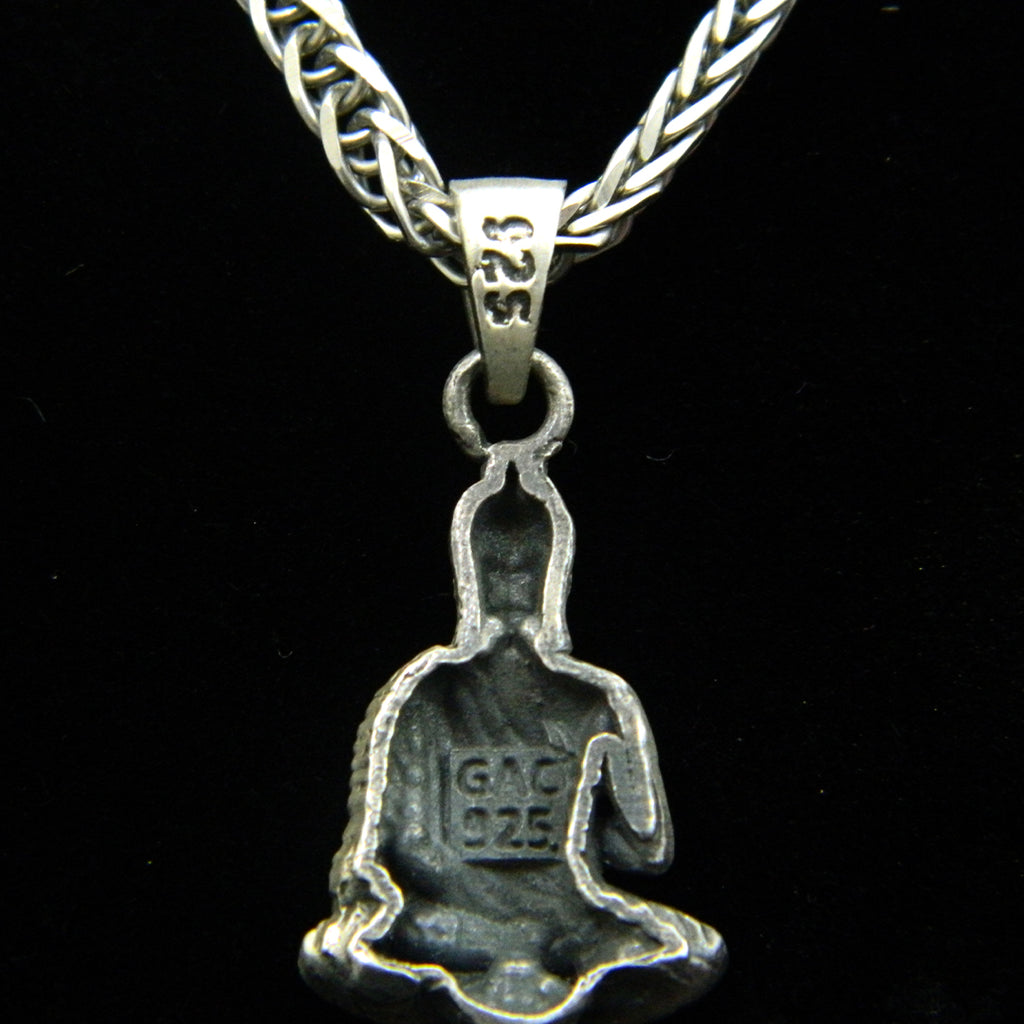 YurSilver Meditative Buddha Pendant