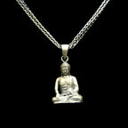 YurSilver Wisdom Buddha Profile Pendant