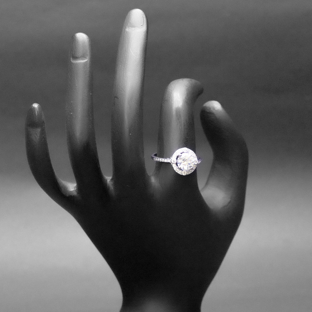 Classic Solitaire CZ Diamond 925 Sterling Silver Ring
