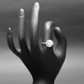 Classic Solitaire CZ Diamond 925 Sterling Silver Ring