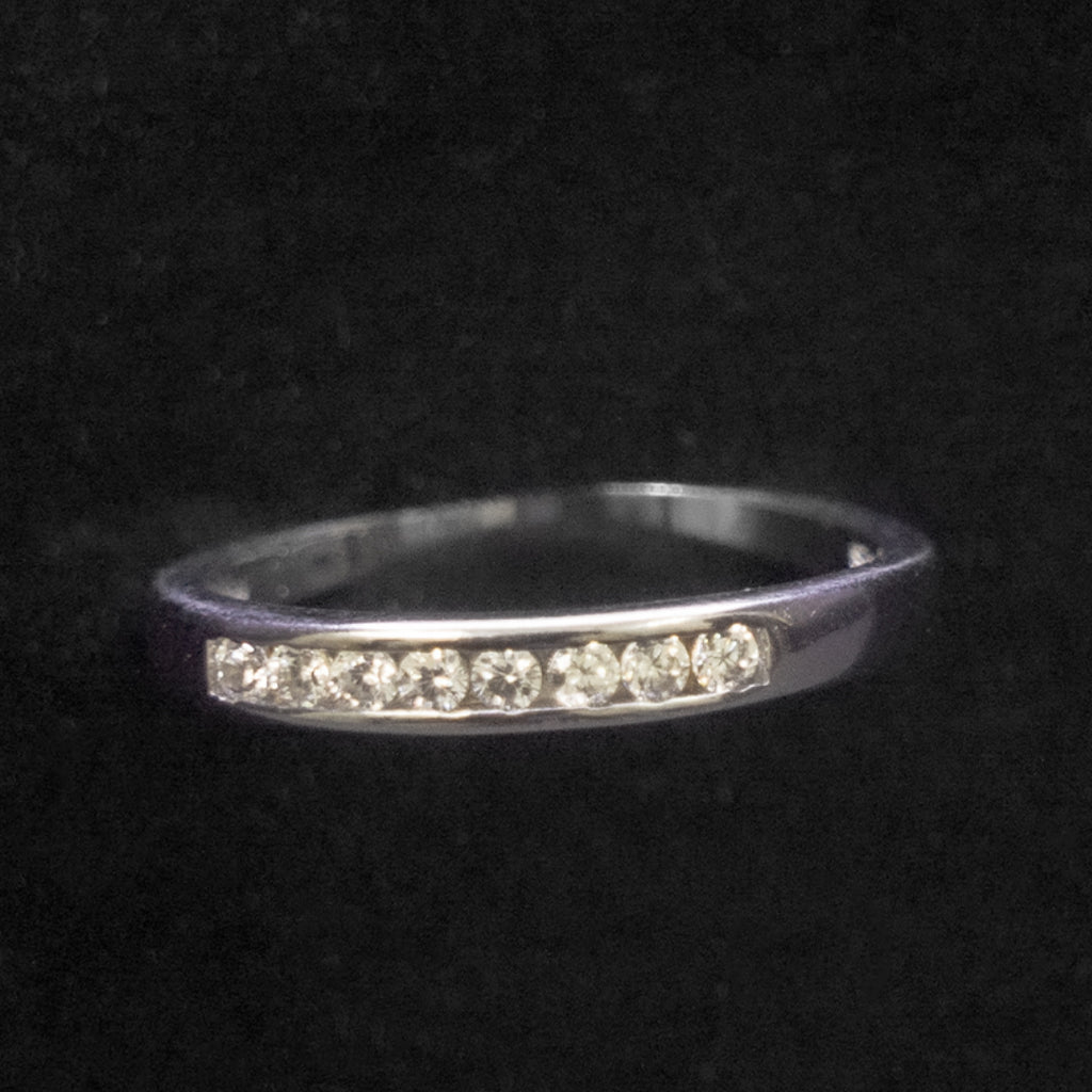 Minimal Crystal Bar Ring