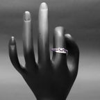 Infinity Crystal Silver Ring