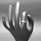 Minimal Silver Band Ring