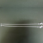Traditional Indian Style Silver Snake Chain Anklets