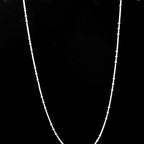 Minimal Silver Box Chain Necklace