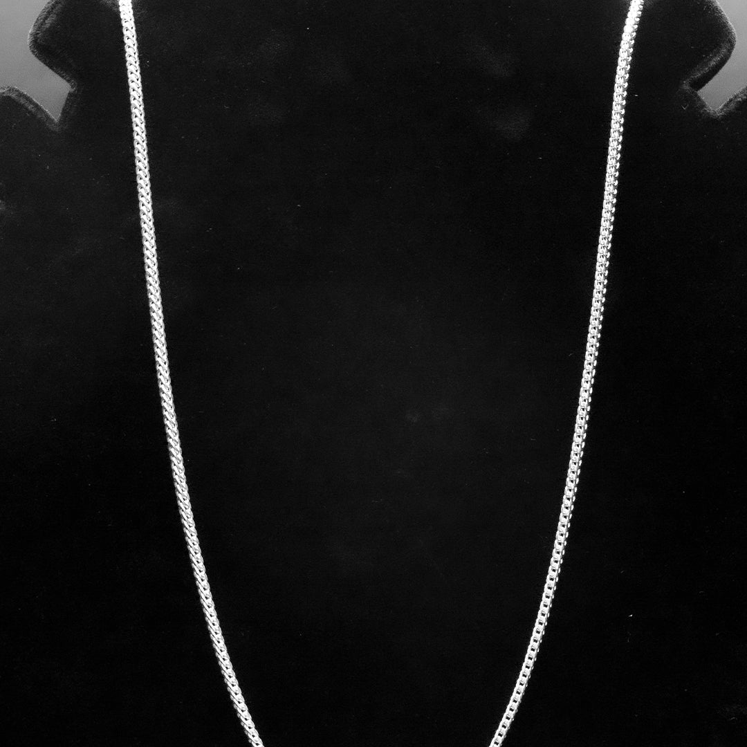 Silver Figaro Link Chain Necklace