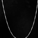 Lightweight 925 Silver Everyday Fashion Chain Necklace