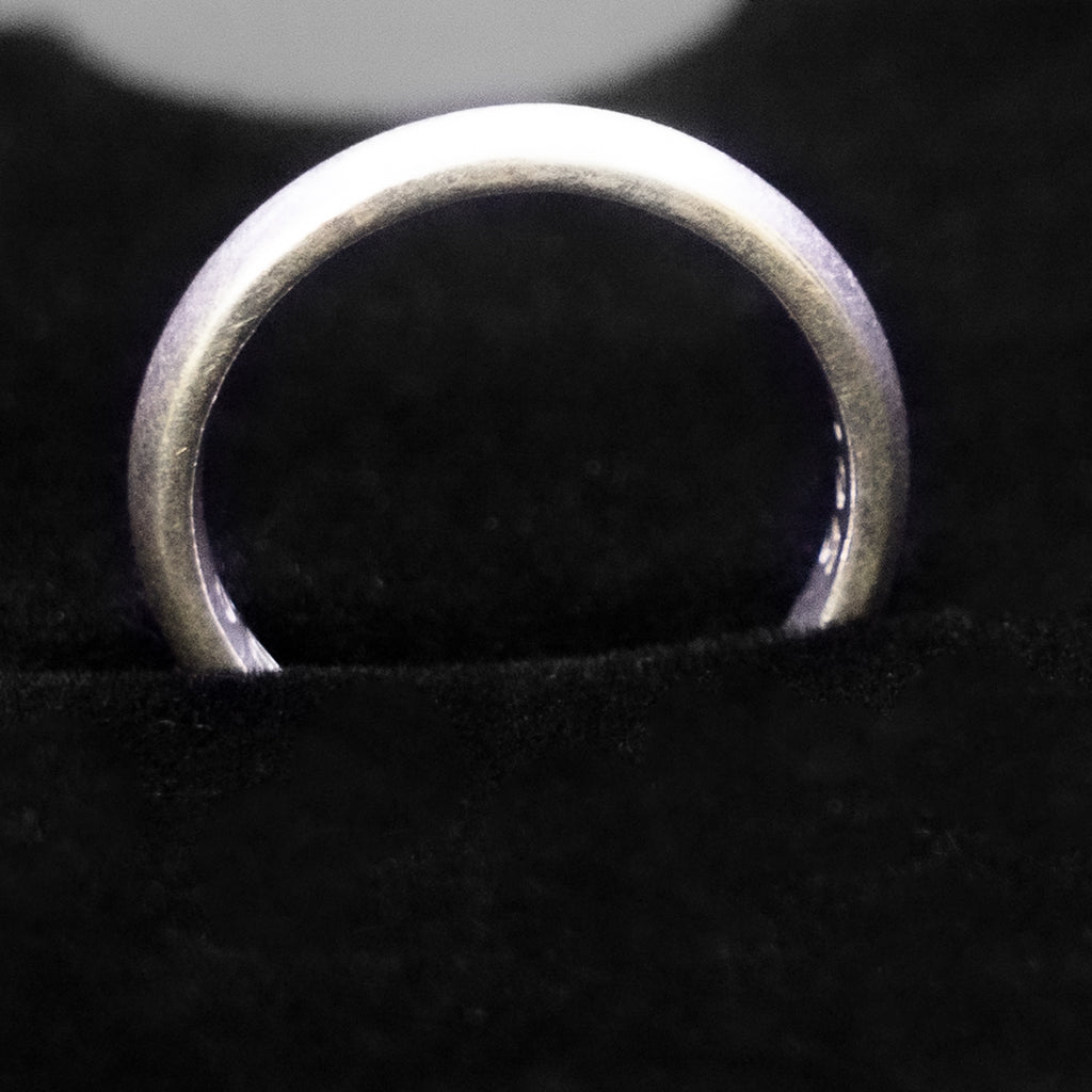 Classic Silver Couple Band Ring