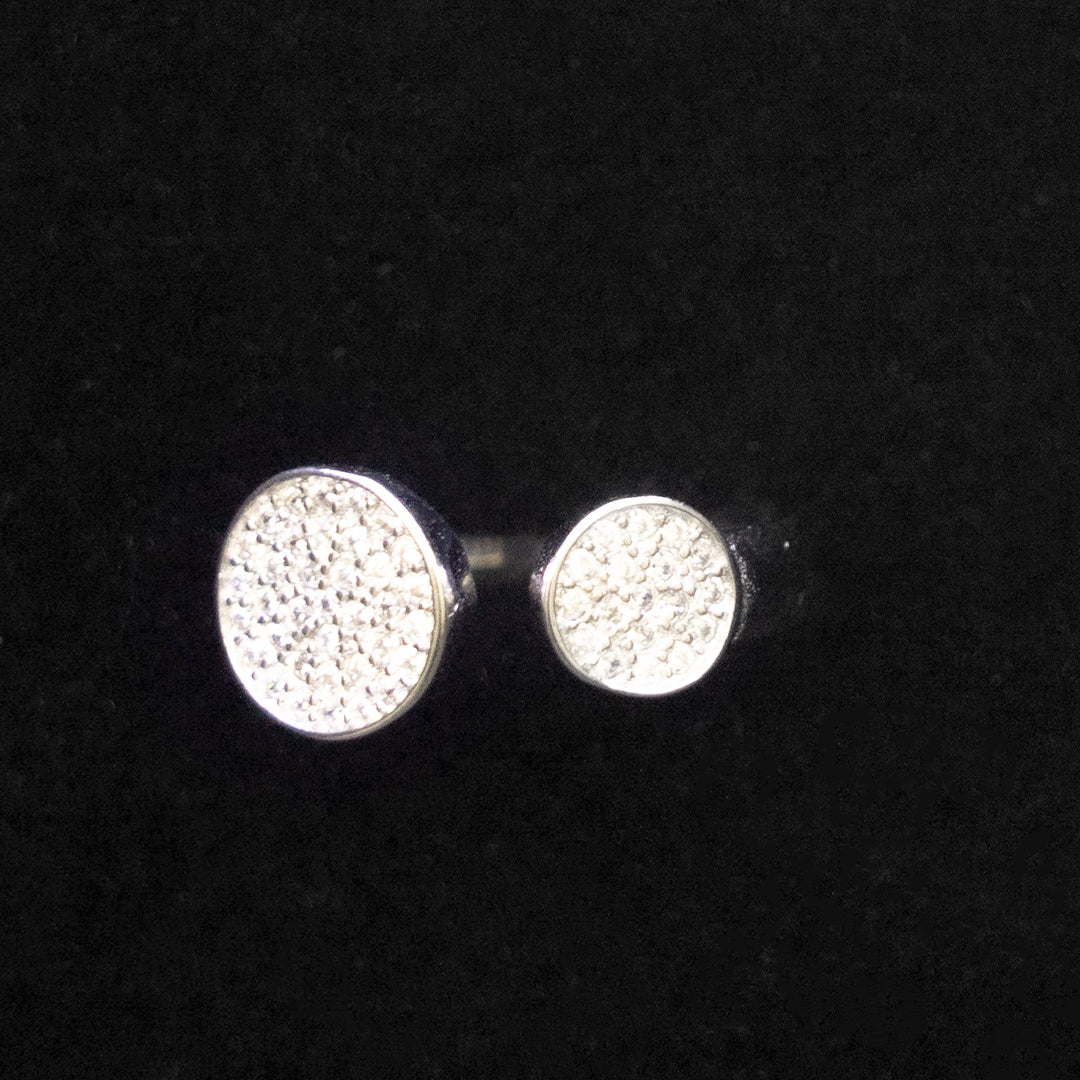 Minimalist Open Cuff Pave Ring