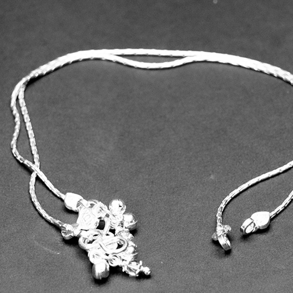 Classic Silver Snake Chain Anklets