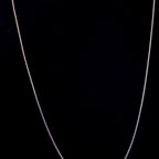 Sleek Minimal Silver Rope Chain
