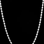 Classic Silver Pearl Chain