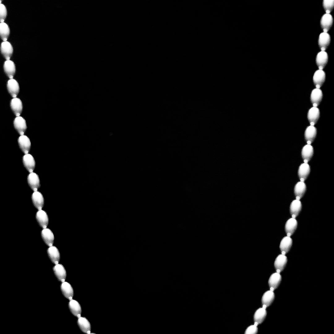 Classic Silver Pearl Chain