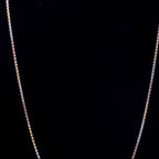 925 Sterling Silver Tri-Tone Chain Necklace
