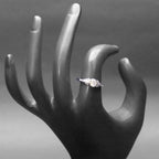 Solitaire 925 Sterling Silver Ring
