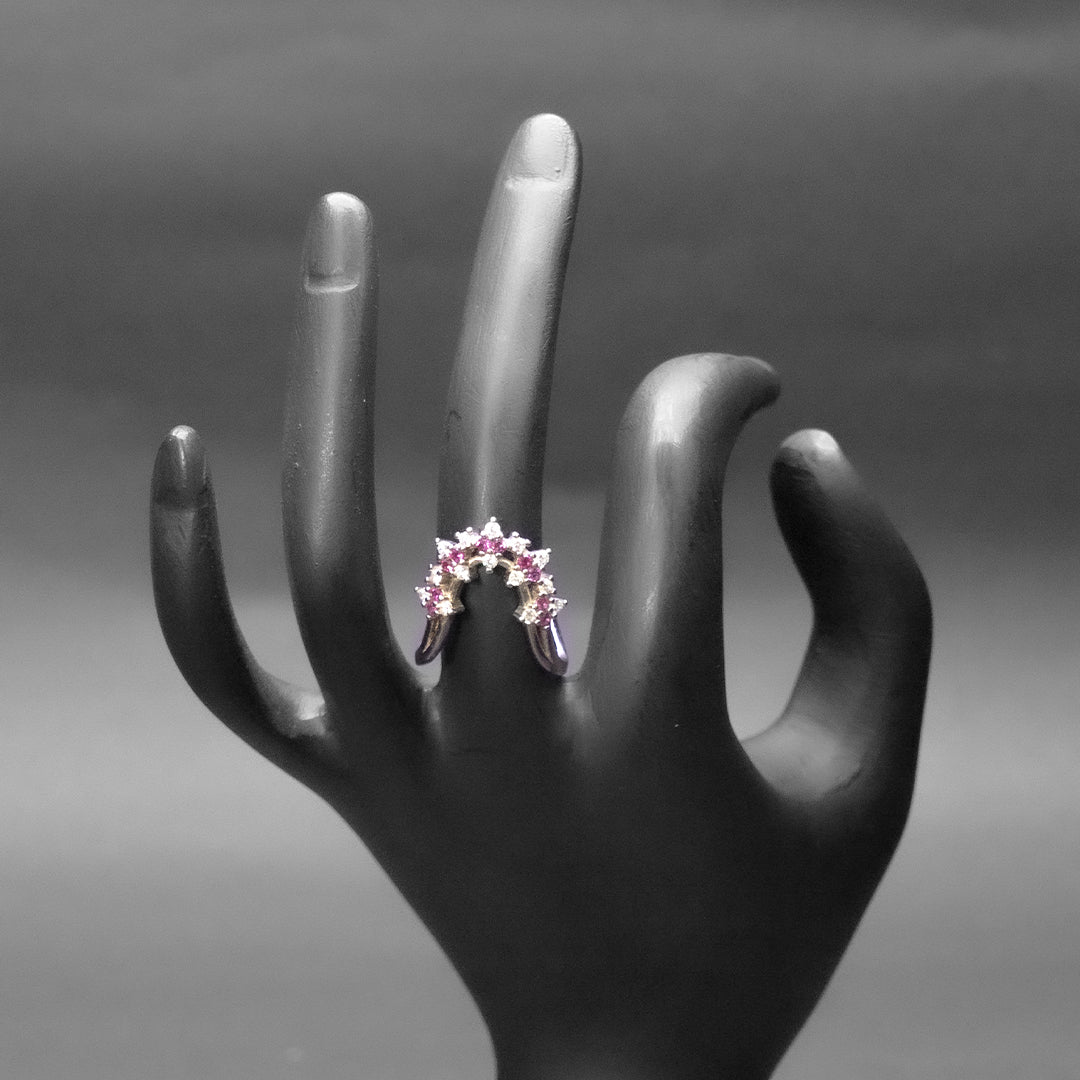 Blossom Arc silver  Ring