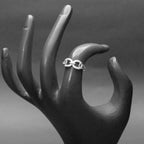 925 Sterling Silver Infinity  Ring