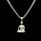 YurSilver Wisdom Buddha Profile Pendant