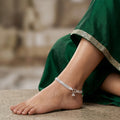 Traditional Silver Link Anklet