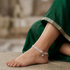 Traditional Silver Link Anklet