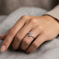 Star and Moon Silver Ring