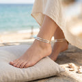 925 sterling silver snake Anklet for Women