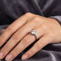 Silver Solitaire Silver Ring