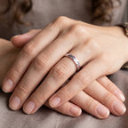Minimal Silver Band Ring