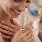 925 Sterling Silver Infinity  Ring