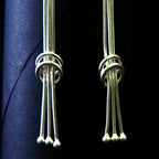 Triple Knot Dangling Earrings