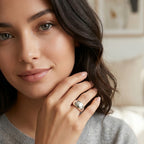 Plain Silver Band Ring