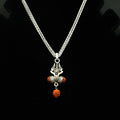 YurSilver Sacred Trishul Rudraksha Pendant