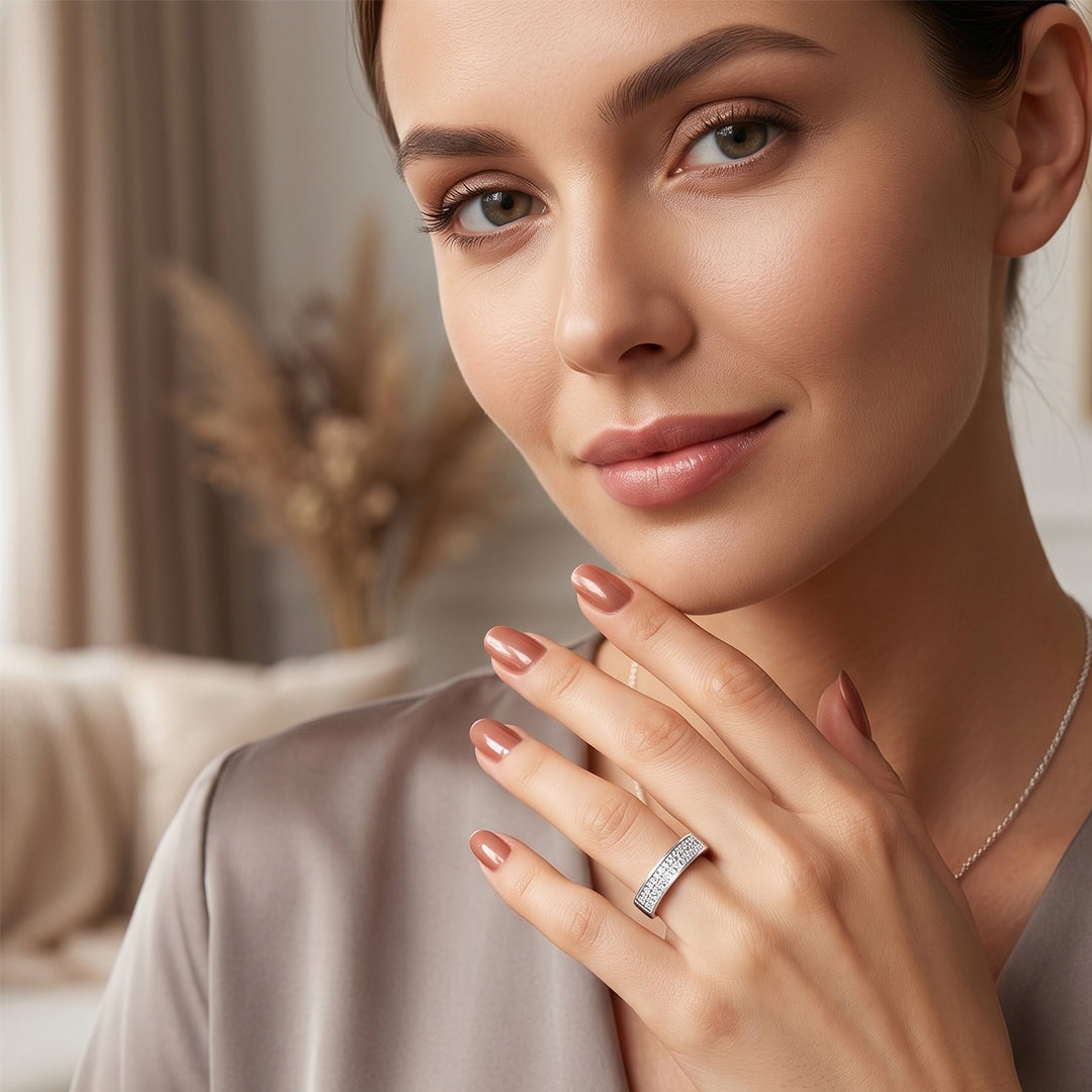 Thin Stackable Silver Ring