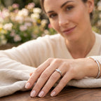 925 Sterling Silver Classic Three Stone CZ Ring