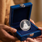 Buddha Meditation Pure Silver Coin