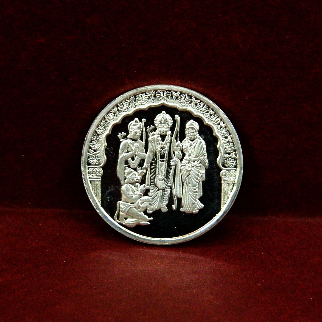 Shri Ram Darbar Silver Coin
