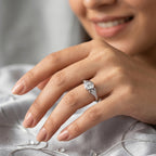 Solitaire 925 Sterling Silver Ring