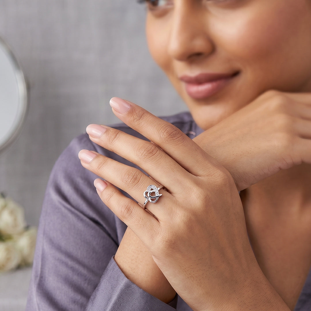 Heart Silver Ring