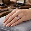 Red Stone 925 Sterling Silverr Ring