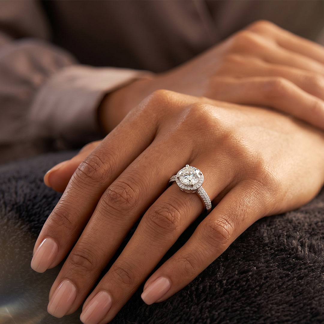 925 Sterling Silver Solitaire Ring for Women