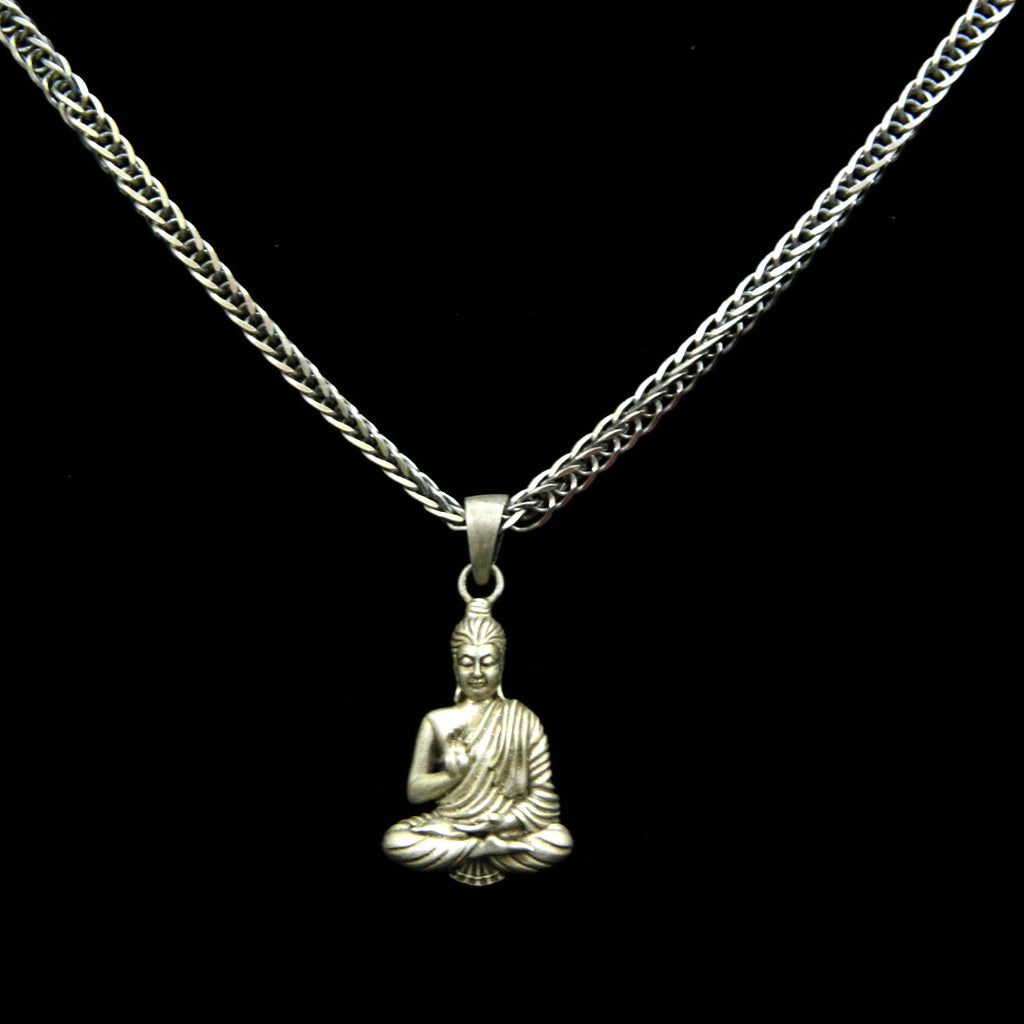 YurSilver Meditative Buddha Pendant