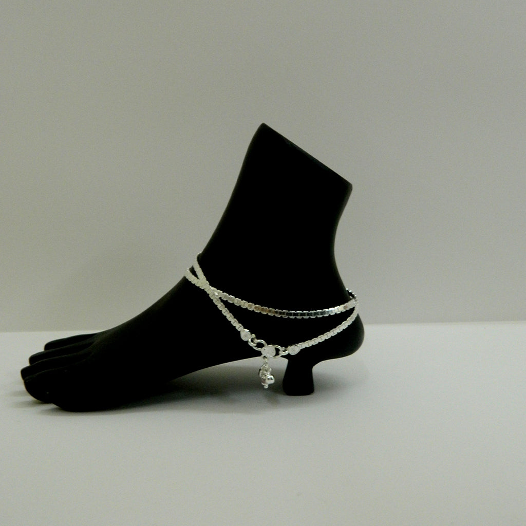 Minimal Box Chain Anklet