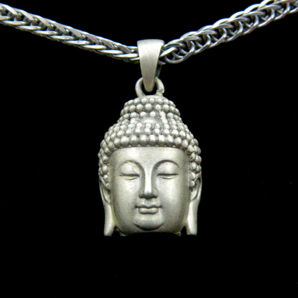 Peaceful Buddha Head Necklace