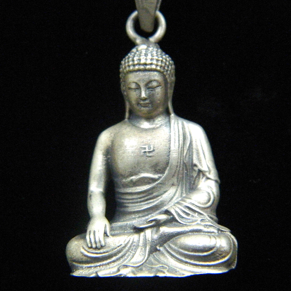 YurSilver Wisdom Buddha Profile Pendant