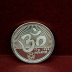 Sacred Om 999 Pure Silver Coin