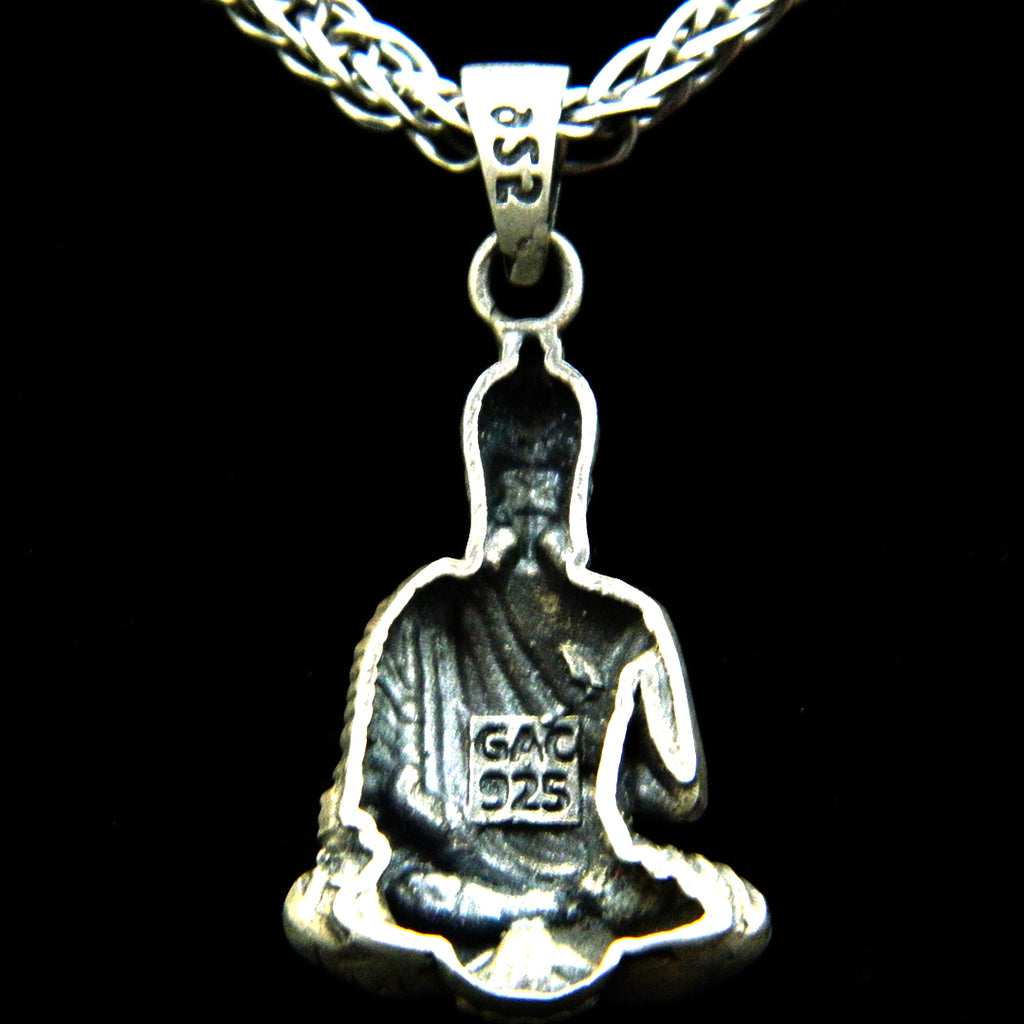 YurSilver Meditative Buddha Pendant