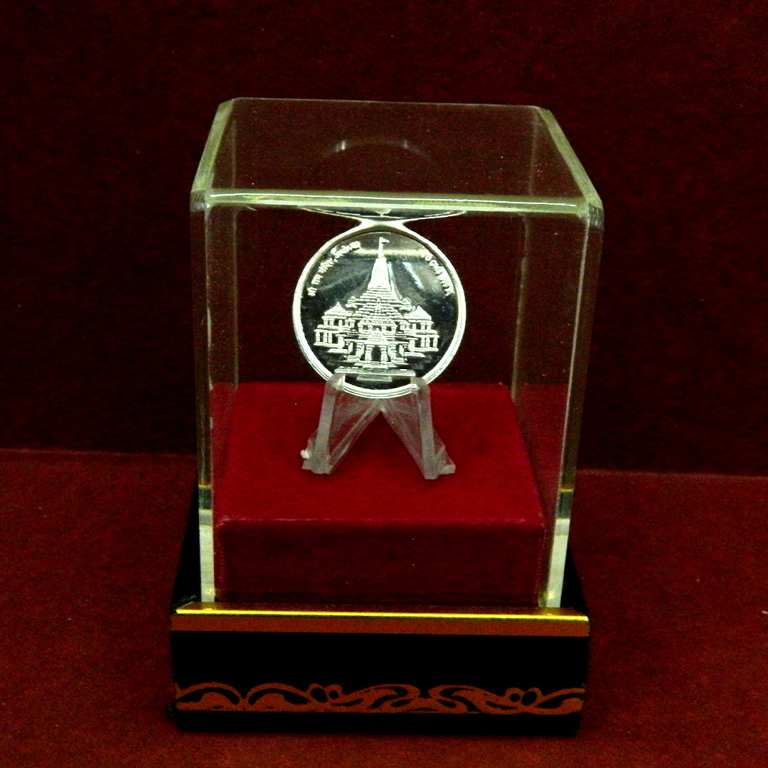 Ram Mandir Ayodhya 999 Pure Silver Coin