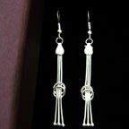 Triple Knot Dangling Earrings