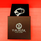 Beaded Snake Chain Silver Anklet