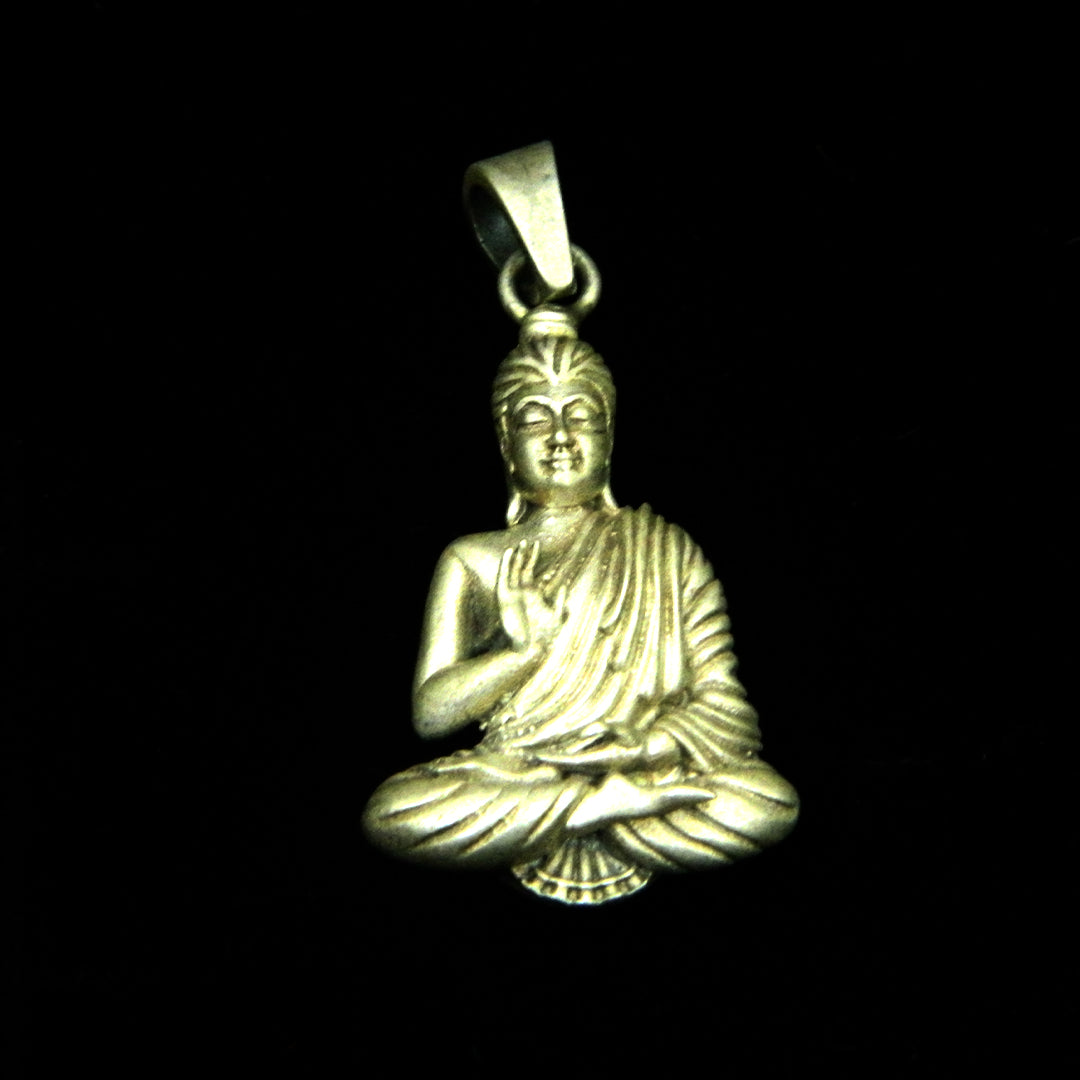 YurSilver Meditative Buddha Pendant